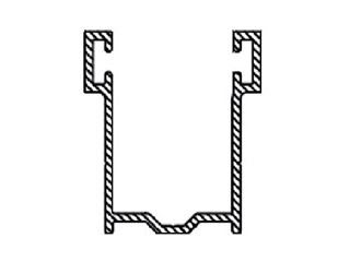 Immagine di GUIDA 20mm ALL. RAL 1013 x TAPP.