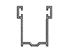 Immagine di GUIDA 20mm ALL. RAL 1013 x TAPP.
