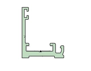Immagine di TELAIO FISSO INF. VITRALL PX45 ARG.LUCIDO