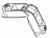 Immagine di SQUADRETTA 15,3X8,2 PRESSOFUSA PUL SCURET. PICCOLOPER AL5100 - SCURETTO PICCOLO