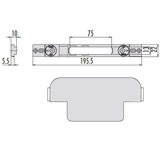Immagine di CONTROPIASTRA FASCIA C.E. ZAMA REG.     CONTROPIASTRA DA FASCIA C.E.RE