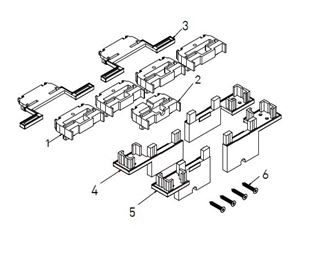Immagine di KIT TAPPI ANTA APRIBILE + ANTA FISSA SOGLIA A MXAMX6582.48 MX166