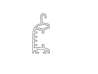 Immagine di TERM.LE STR.TO X TAPP.52-55 RAL 1013