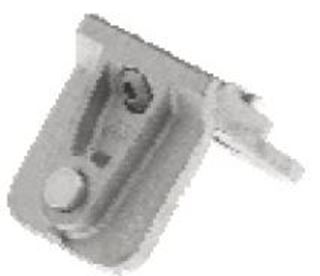 Immagine di SQUADRETTA 40,5X9,9 PRESSOFUSA PULS.PX LINEARARX26SQ - ACX26SQ PS450