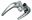 Immagine di DOPPIA MANIGLIA ALLUMINIO CONFORT       ARX0303 - ACX0303 - ASX0303