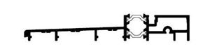 Immagine di TELAIO 2 VIE INFER. HX160 ARGENT CL.2