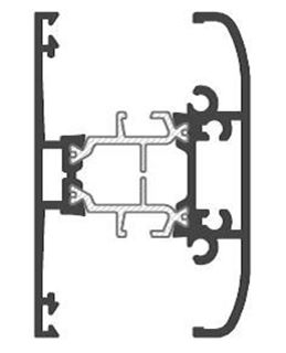 Immagine di FASCIA MM 72 INF. CX550 T.T. RAL 7001