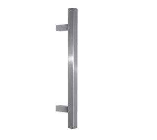 Immagine di MANIGLIONE BARRA QUAD. DA 25 INCL.45 °INOX 316L