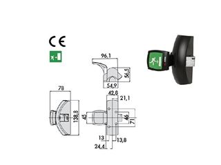 Immagine di MANIGL. ANTIPANICO FAST PUSH-PAD