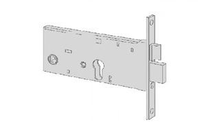 Immagine di SERRAT.FASCIA 2 MAND+SCR.S/CILIN FR16   CILINDO SAGOMATO FASCIA LARGA