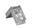 Immagine di SQUADRETTA 35,8X13,5 PRESSOFUSA PULS. TOP40/NC40ATO01SQ - 0421F - 0830334
