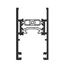 Immagine di ANTA 90° "TRAVERSO" SX110 AN. INOX LUCIDO
