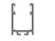 Immagine di GUIDA 36mm X SERR. ML.6,50 AN. INOX LUCIDO