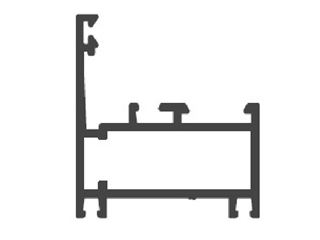 Immagine di TELAIO 'L' CX45  AN. INOX LUCIDO