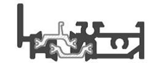 Immagine di SOGLIA BASSA CX550 T.T. RAL 1019 TEXT.CL.2