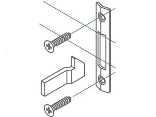 Immagine di KIT DI CHIUSURA AD INCASSO SX60         NC60 ASX6011