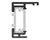 Immagine di ANTA FERMAVETRO RIDOTTA SX85 1 GUARN. 9005 T.CL2