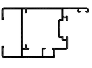Immagine di ANTA VETRO INF.MAGG. DIRITTA T40 RAL 1013