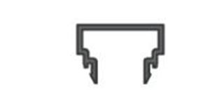 Immagine di COPRIBINARIO TELAIO SUP. SX85 HD2 BROWN
