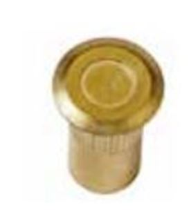 Immagine di POZZETTO ANTIPOLVERE OTTONE NATURALE DA 12