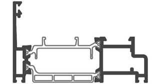 Immagine di TELAIO 'L' CX750 T.T. RAL 9010 RAGGR.
