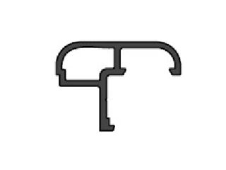 Immagine di BATTUTA RIPORTATA PX45 RAL NERO OPACO