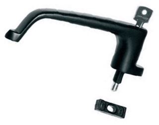 Immagine di MANIGLIA CENTER CENTRALE C/CHIAVE 39-51mmPULSANTE SCORREVOLE ASX6005