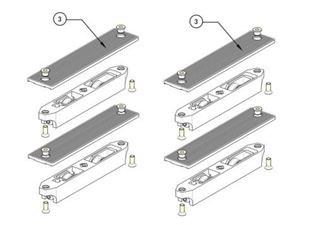 Immagine di KIT DI N.2 CARRELLI X ANTA STANDARD RULLI NYLONASX85CAR