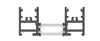 Immagine di TELAIO 2 VIE SX85 RAL 9010 TEXT. CL.2