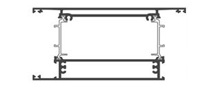 Immagine di ZOCCOLO 158mm CX750 T.T. ARGENTO ANOD.