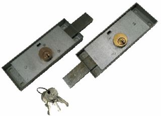 Immagine di COPPIA SERRATURA LATERALE ECONOMICA MONTATA SU SER