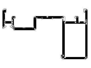 Immagine di COPRIFILO SCRIGNO PX45 7016 TEXT. CL.2