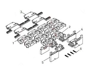 Immagine di KIT TAPPI 2 ANTE APRIBILI SOGLIA A MX   AMX6582.60 MX166