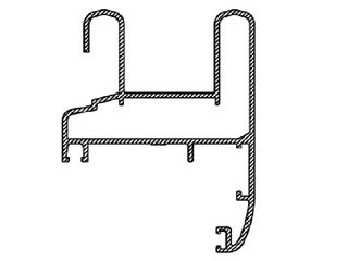 Immagine di TELAIO SCORR.LE SX60 RAL 5014 OP.CL.2
