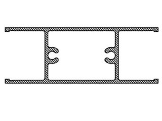 Immagine di FASCIA CENTRALE SX60 9005 TEXT.CL.2
