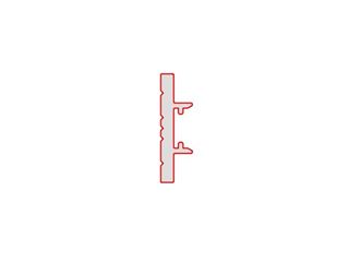 Immagine di PROF. PROFILO INTER. RINF. CENTR. HM160 HD2 WHITE
