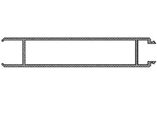 Immagine di PROFILO DOGA DA 100 mm - sp.19,5 mm GREZZO    *DOGHE