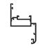 Immagine di TELAIO 'Z' COMPL. CX30 RAL 8014 TEXT.CL.2