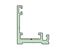 Immagine di TELAIO FISSO INF. VITRALL PX45 ACCIAIO CHAMPAGNE